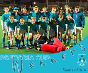 Ons spog graag met ons o/14A- en 1ste seunshokkiespanne wat uitstekend gevaar het tydens vanjaar se Pretoria Cup.